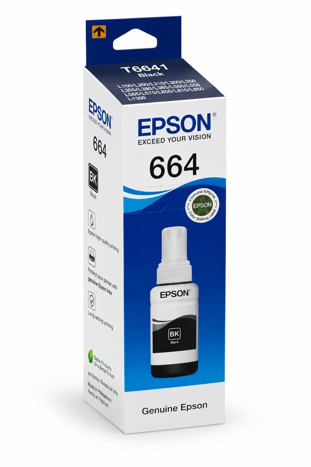 Epson 664 Black Ink Bottle (T6641) – Genuine Epson Ink