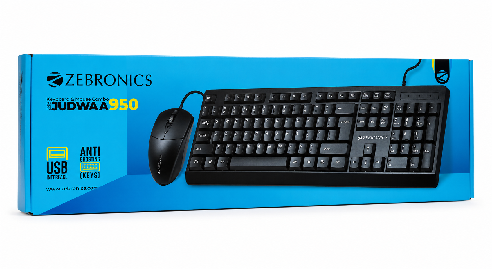 Zebronics JUDWAA 950 Keyboard & Mouse Combo