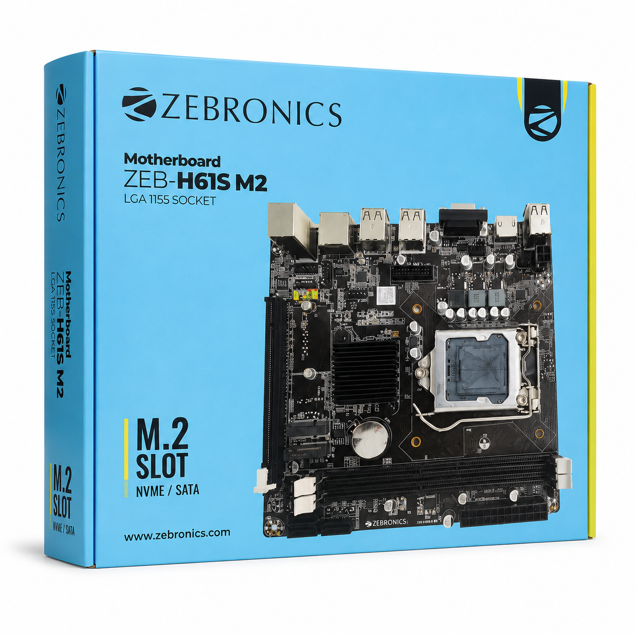 Zebronics ZEB-H61S M2 LGA1155 Motherboard