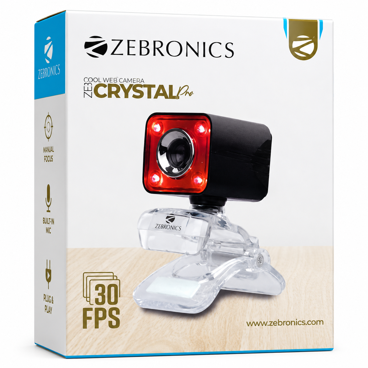 Zebronics ZEB-CRYSTAL Pro Web Camera